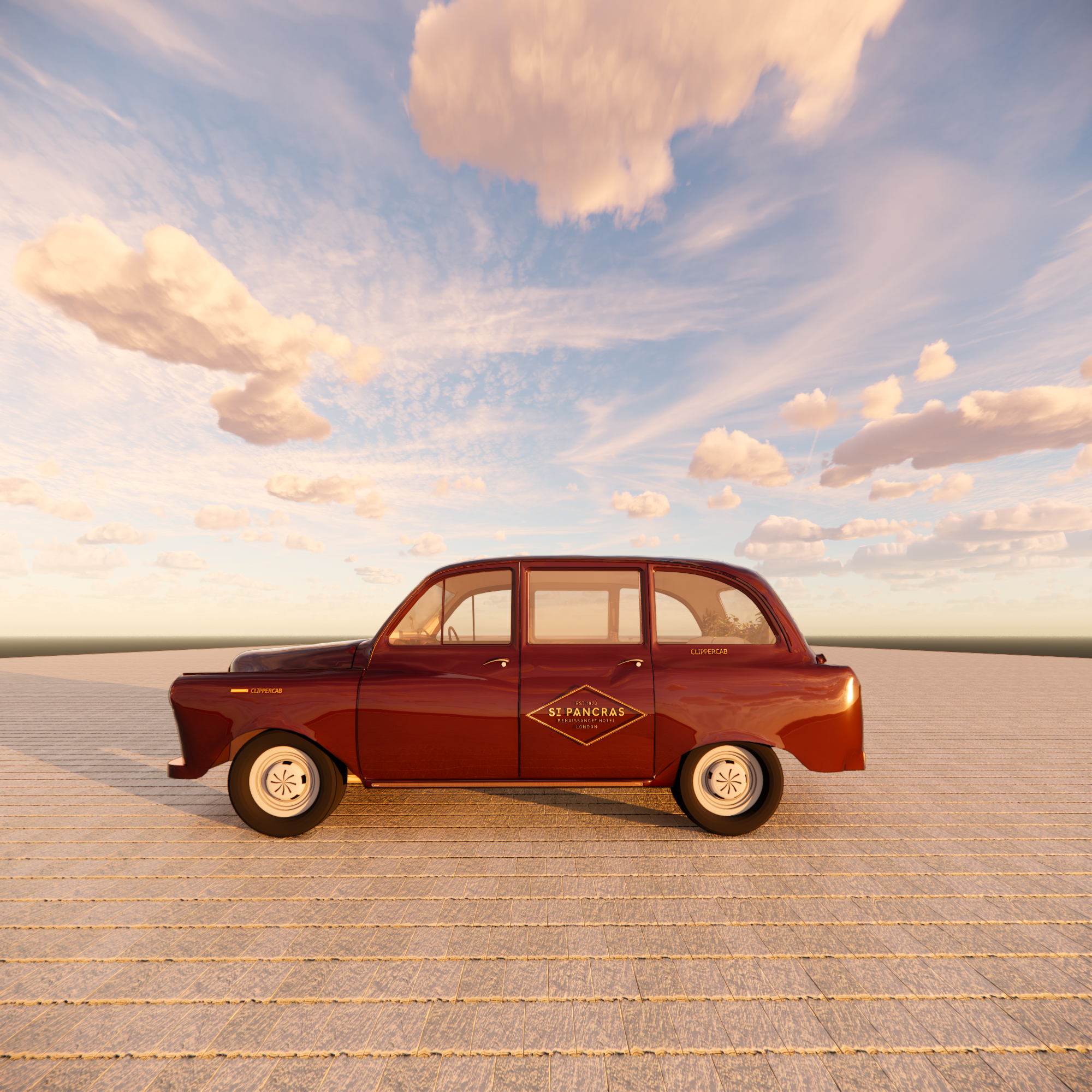 cab branding design for relaxi Taxi